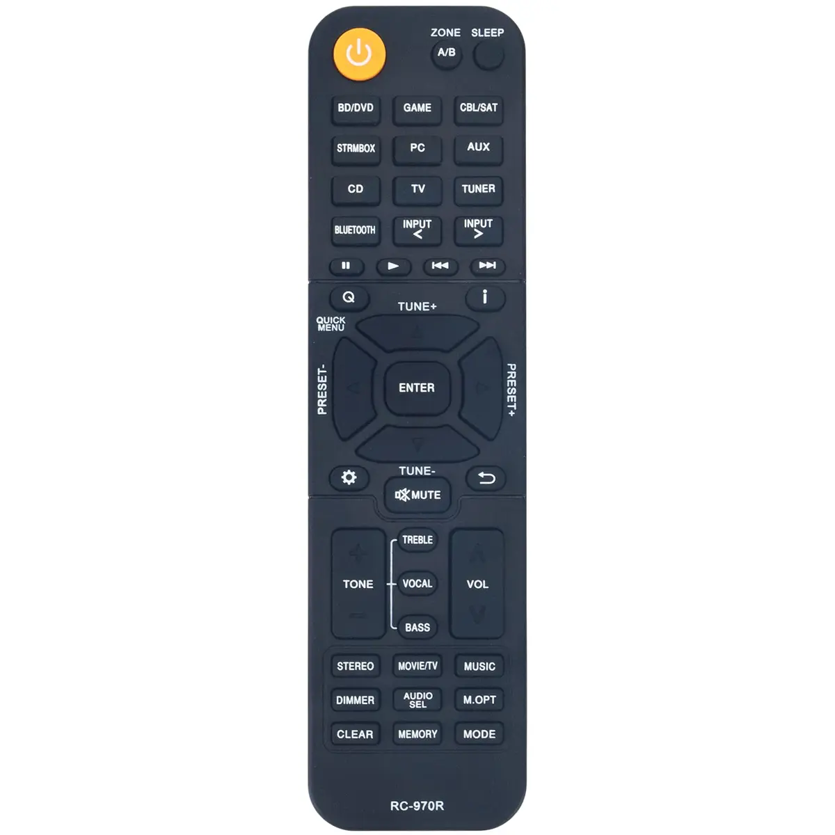 WINFLIKE RC-970R Replacement Remote Control for Onkyo AV Receiver TX-SR393 HT-R398 - view 4
