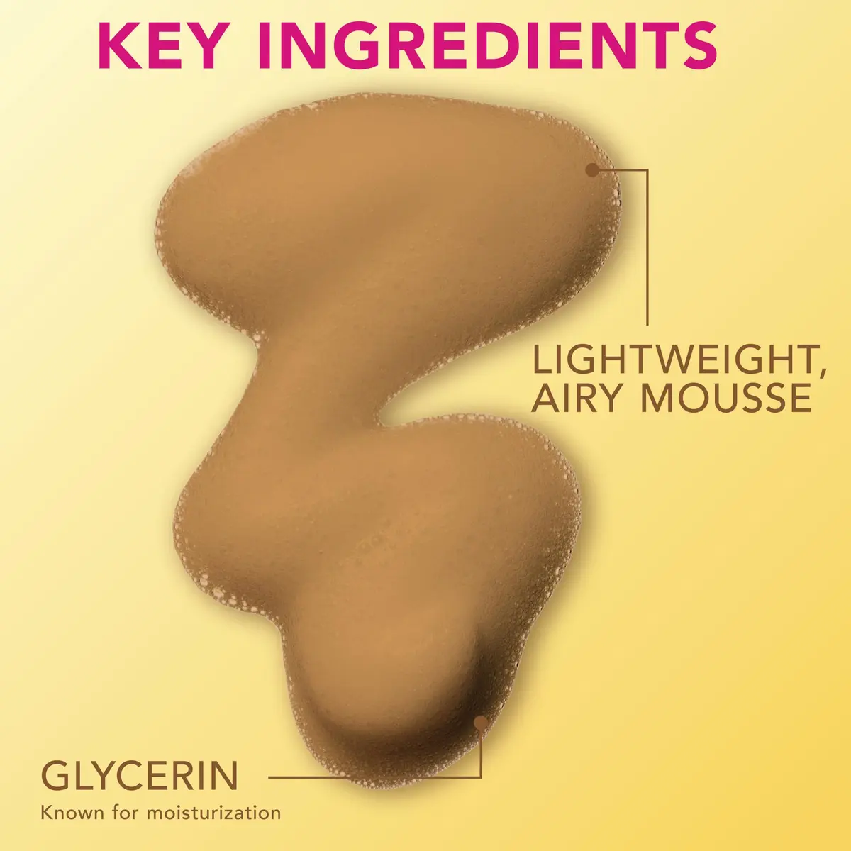 Jergens Natural Glow Instant Sun Body Mousse Deep Bronze Tan 360ml (12 Fl Oz) | Streak-Free Sunless Tanner - view 6