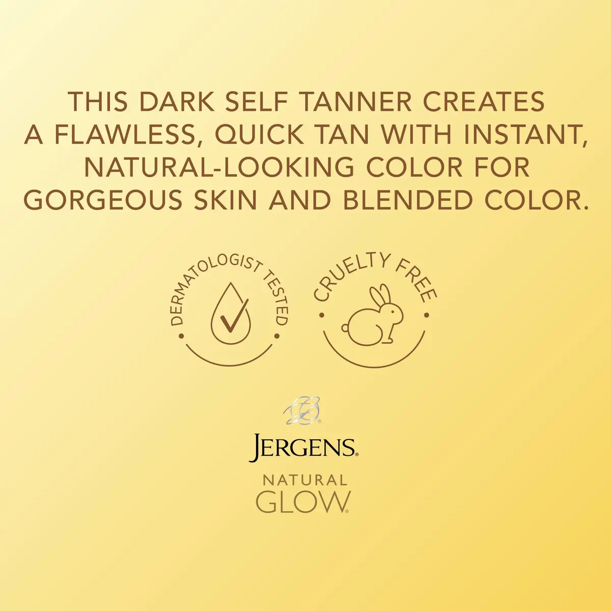 Jergens Natural Glow Instant Sun Body Mousse Deep Bronze Tan 360ml (12 Fl Oz) | Streak-Free Sunless Tanner - view 4
