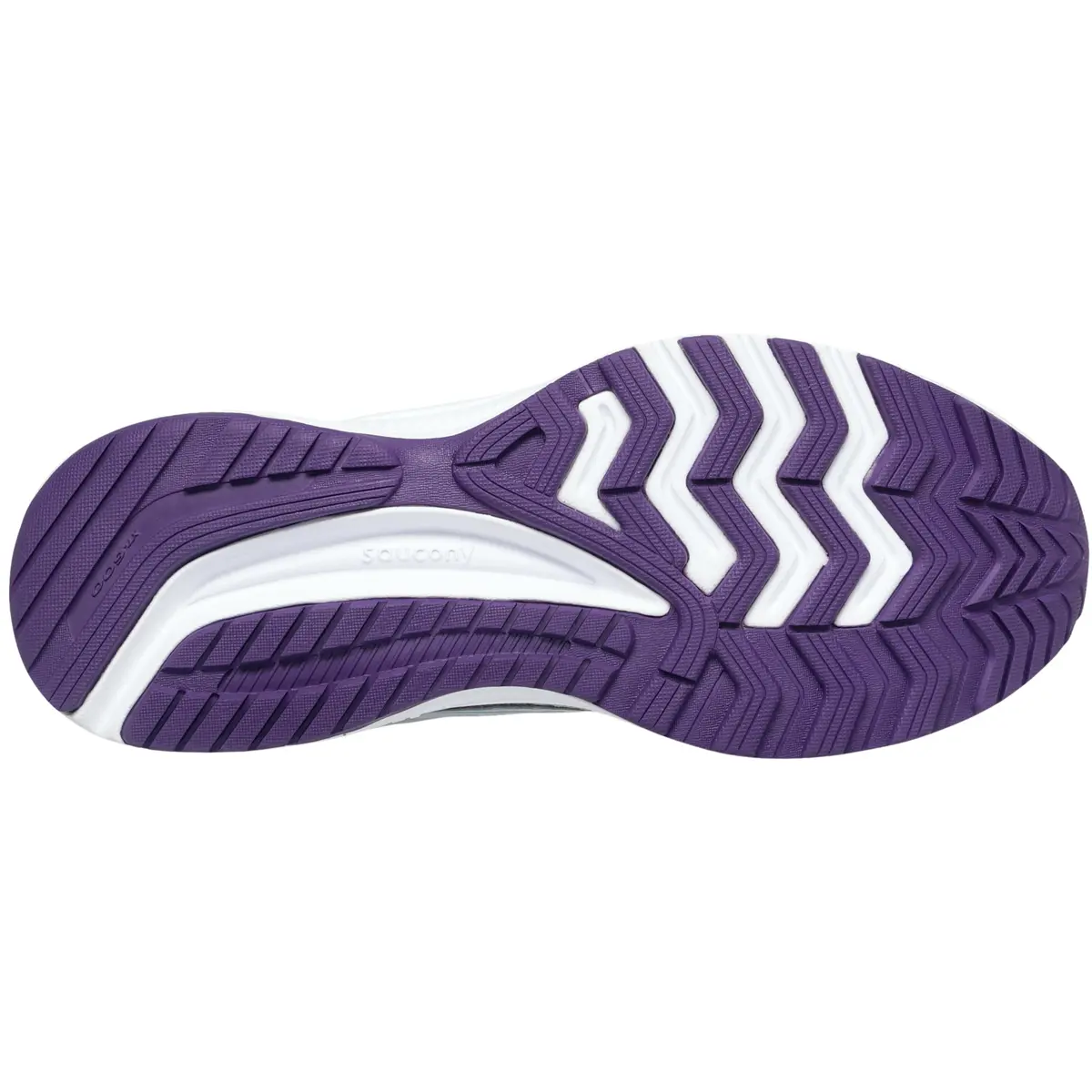 Saucony Women's Cohesion 15 Running Shoe Smoke/Grape POP 8.5 | Cushioned, Breathable & Vegan - view 6