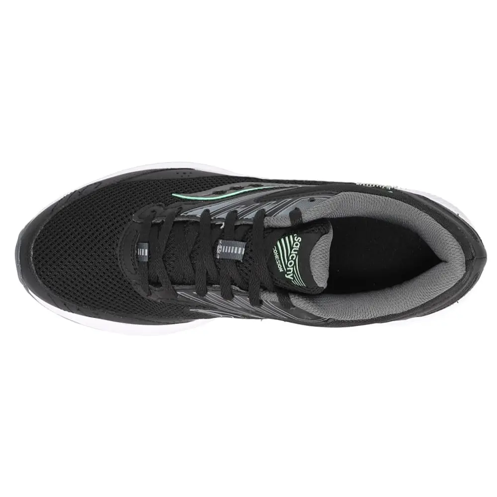 Saucony Women's Cohesion 15 Running Shoe, Black/Meadow, 10.5 | Versatile Cushioning for Runners - view 5