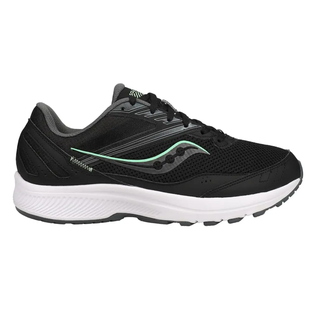 Saucony Women's Cohesion 15 Running Shoe, Black/Meadow, 10.5 | Versatile Cushioning for Runners - view 2