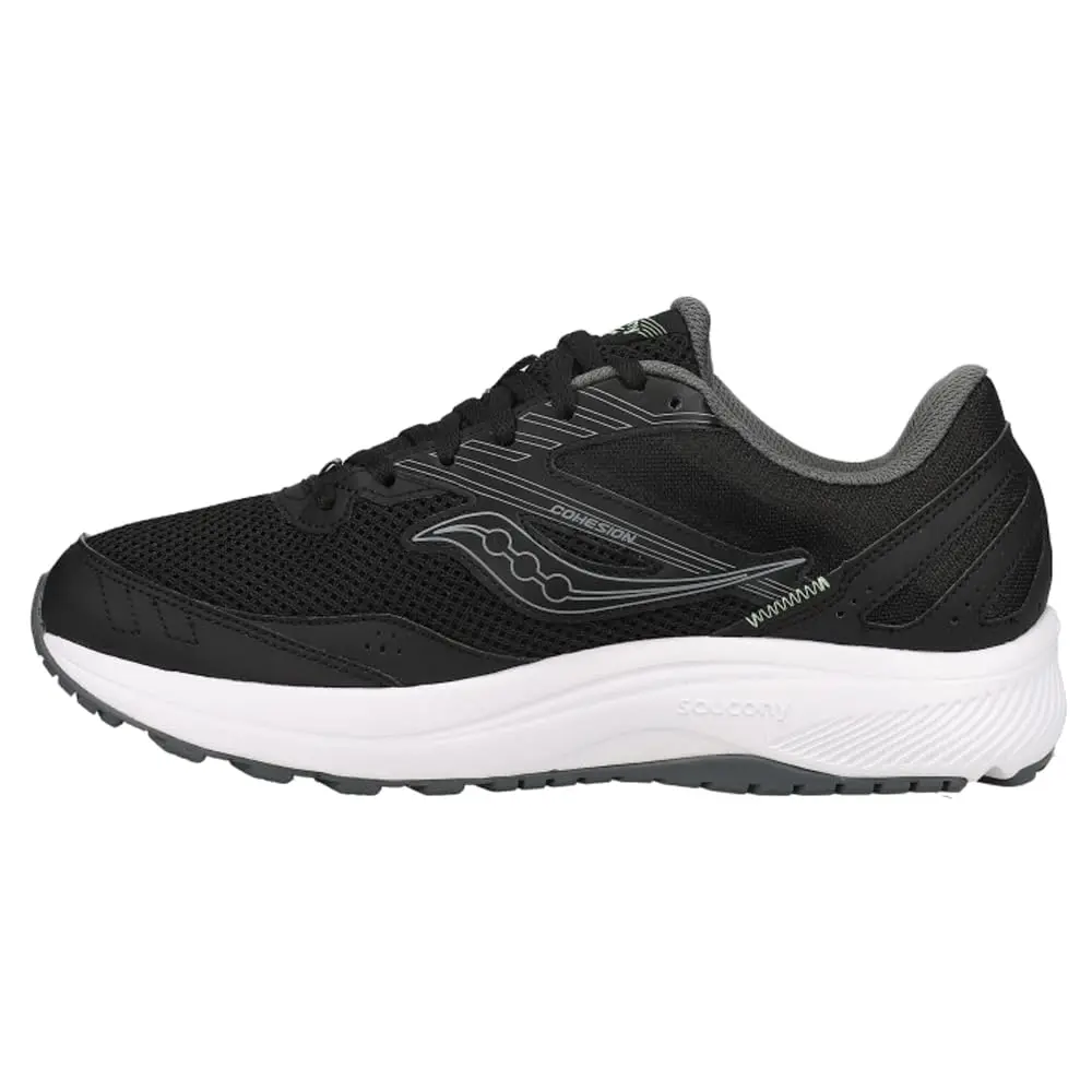 Saucony Women's Cohesion 15 Running Shoe, Black/Meadow, 10.5 | Versatile Cushioning for Runners - view 4