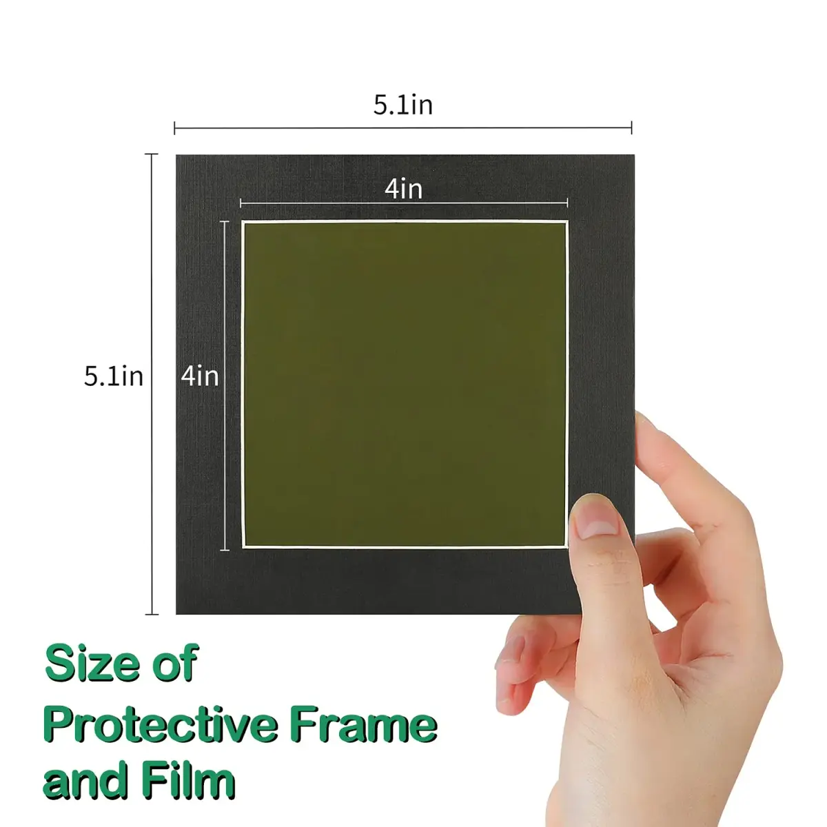 metisinno Magnetic Field Viewing Film 10.16cm x 10.16cm (4"x4") | Visualise Magnetic Flux Patterns - view 4