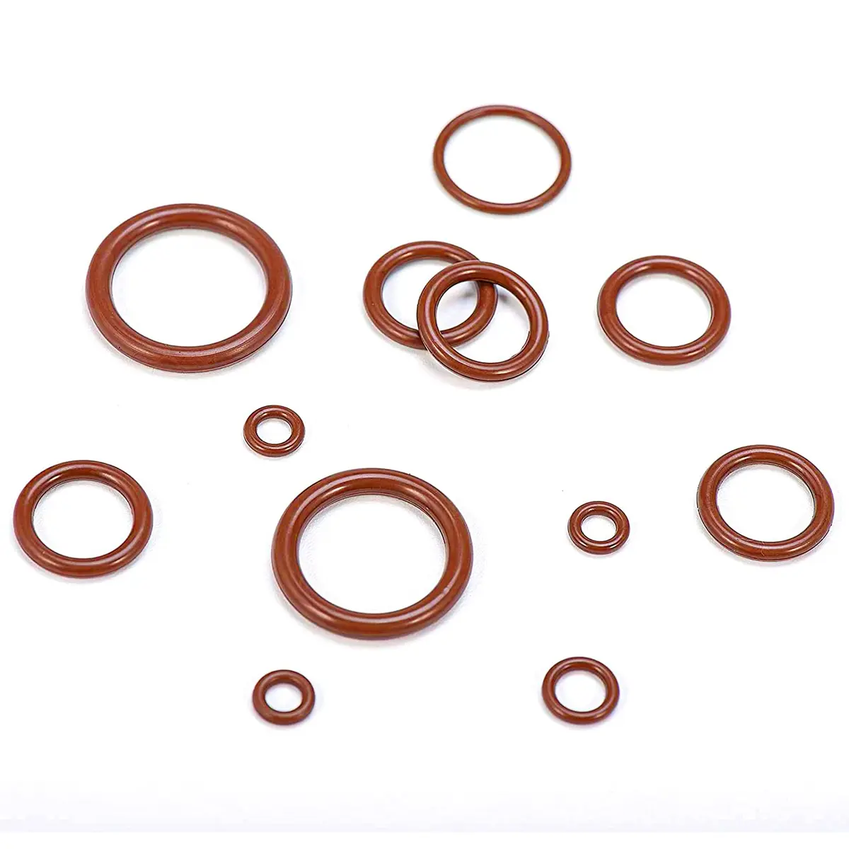 BUSY-CORNER 185 Pieces FKM O-Ring Kit with 18 AS-568 Sizes, 2.57mm-20.22mm ID, 1.78mm-3.53mm Thickness | High-Temp & Chemical Resistant Seals - view 6