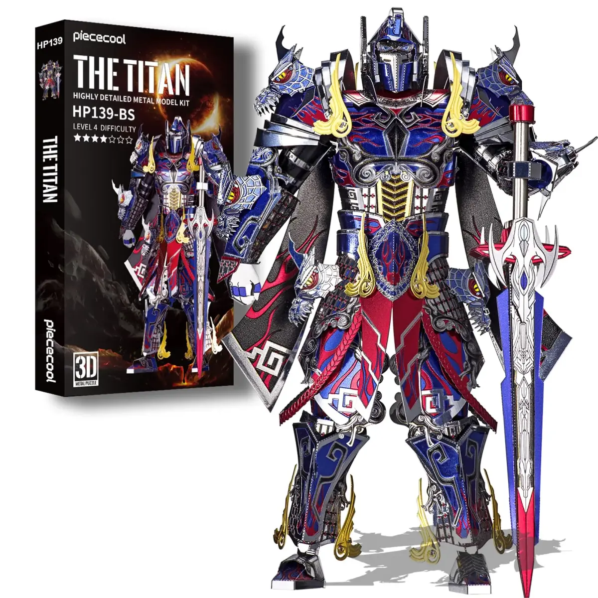 Piececool The Titan 3D Metal Puzzle Model Kit 157 Pcs | Educational STEM Building Toy - main product image