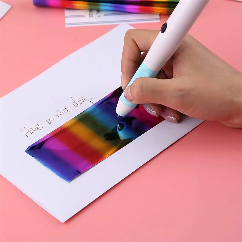 CYFUN DESIGN Heat Foil Pen Set with 3 Tips & Foil Roll | USB Powered DC5V Crafting Tool for Card Making - view 4