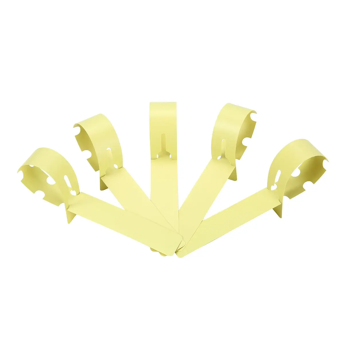 MIHEY Yellow Plastic Plant Tags with Marker Pen, 20cm (7.87 inch) - 200 Pcs | Durable & Waterproof Garden Markers - view 5