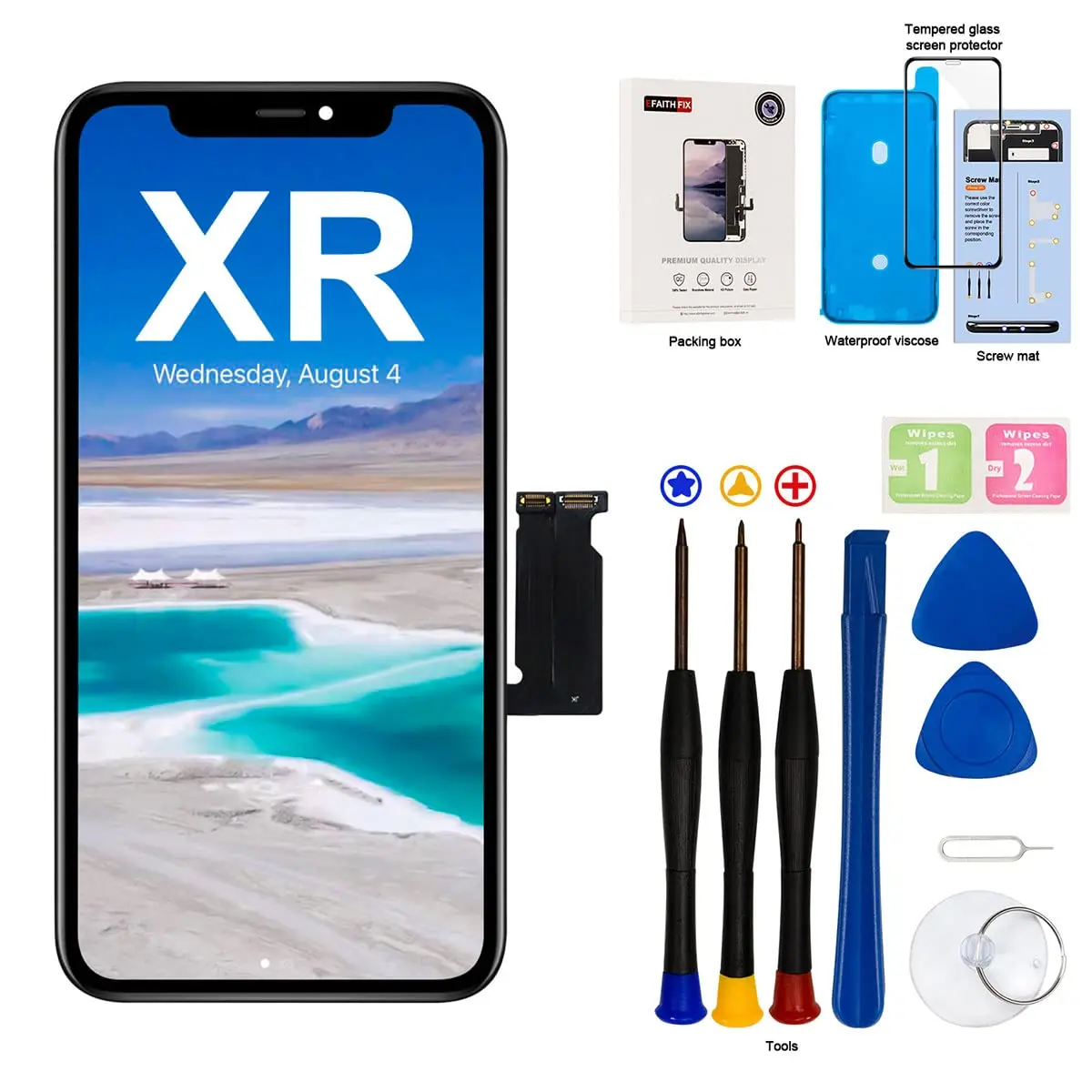 EFAITHFIX iPhone XR Screen Replacement 6.1 inch LCD | High-Quality Incell Display - main product image