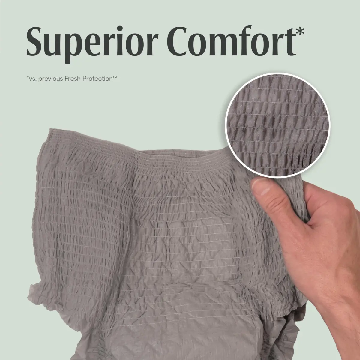 Depend Fresh Protection Adult Diapers for Men XL Grey 68 Count | USA Imported Incontinence Underwear - view 6