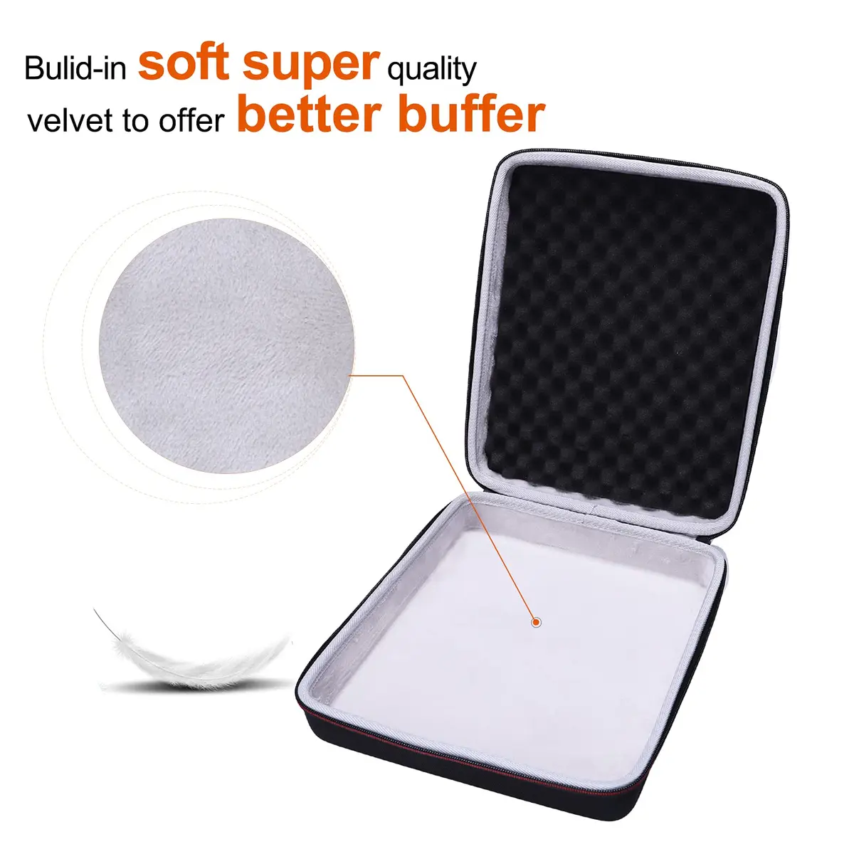 L LTGEM EVA Hard Case for Yamaha MG10XU or MG10 or MG06 | Travel Protective Mixer Bag - view 2