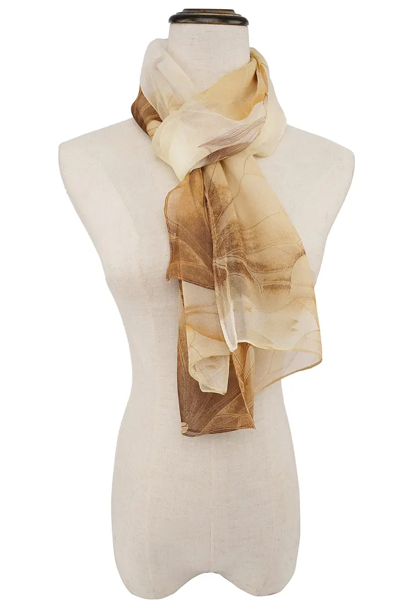 YOUR SMILE Women's Lightweight Floral Print/Solid Color Shawl Scarf 62x20 in | Versatile Spring Summer Accessory - view 3
