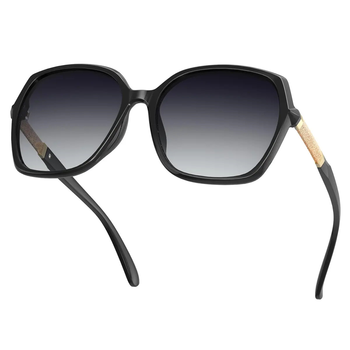 KALIYADI Polarized Sunglasses Womens Oversized Square UV400 Protection 58mm - main product image
