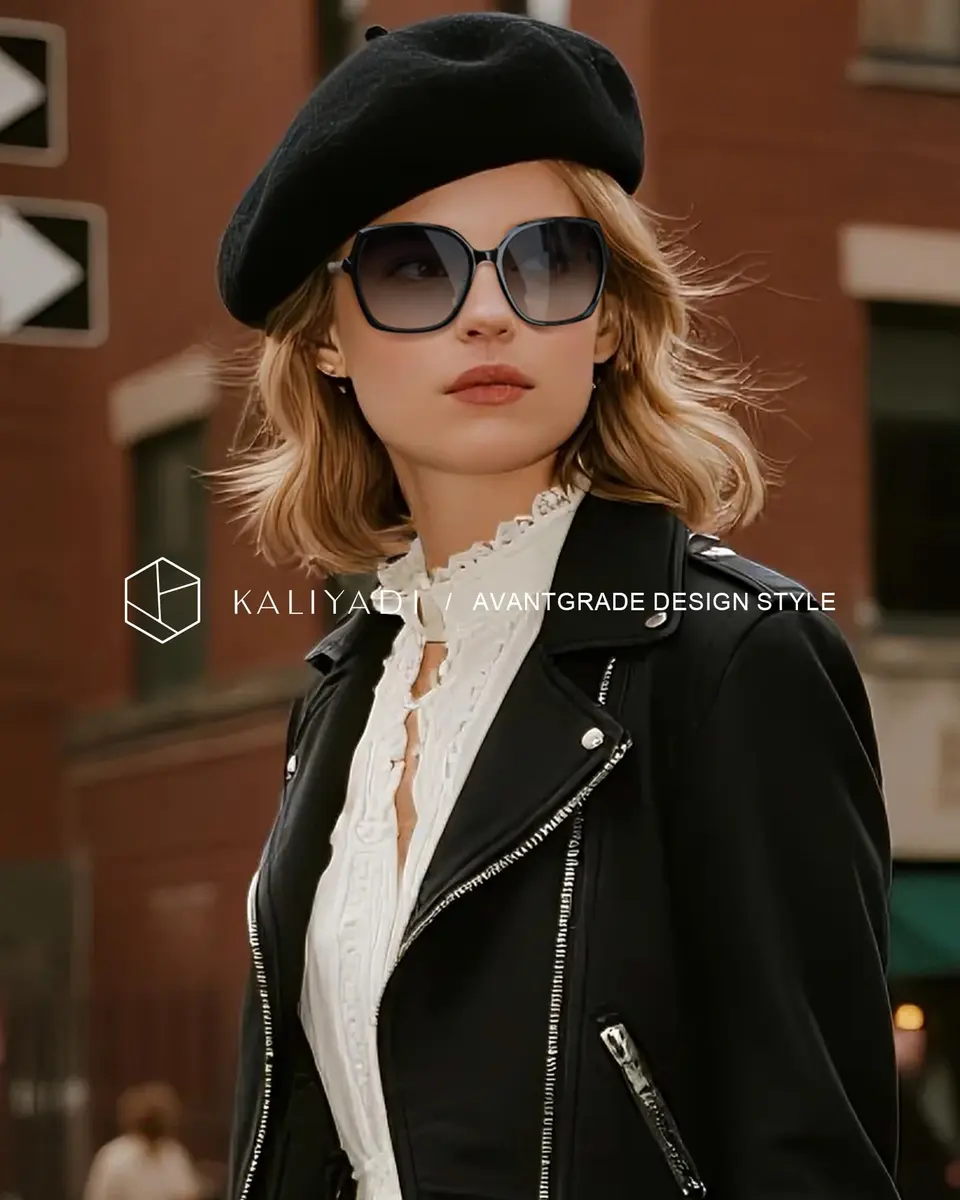 KALIYADI Polarized Sunglasses Womens Oversized Square UV400 Protection 58mm - view 3