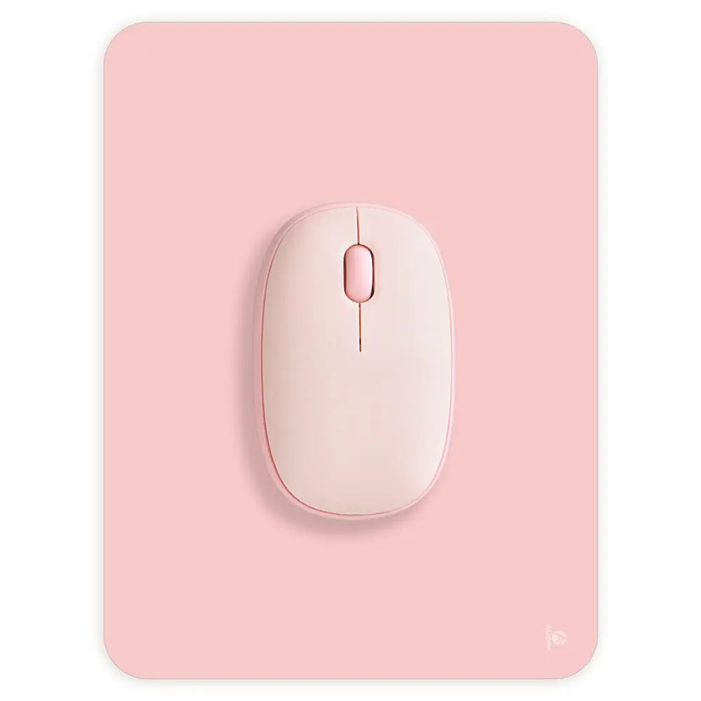 Audimi Small Mouse Pad 6 x 8 Inch Pink | Smooth Glide & Non-Slip Base - main product image