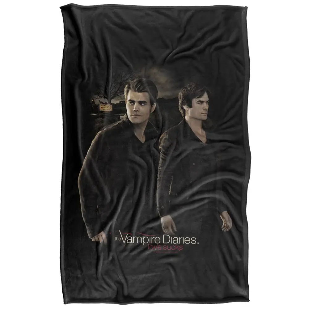 LOGOVISION Vampire Diaries Brothers Silky Touch Throw Blanket 91cm x 147cm | Officially Licensed Fandom Decor - view 2