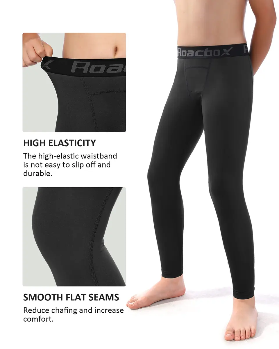 Roadbox Boys Compression Pants | Quick Dry, Support & UPF 50+ Sun Protection - view 6