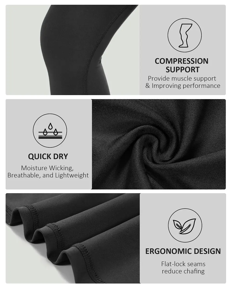 Roadbox Boys Compression Pants | Quick Dry, Support & UPF 50+ Sun Protection - view 3