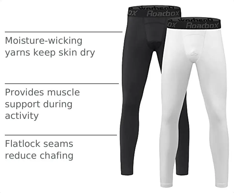Roadbox Boys Compression Pants | Quick Dry, Support & UPF 50+ Sun Protection - view 4