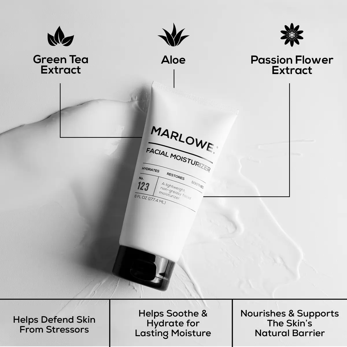MARLOWE. Men's Skin Care Set, Best Sellers Kit, Soap, Cleanser, Moisturizer | Gentle Daily Grooming - view 3