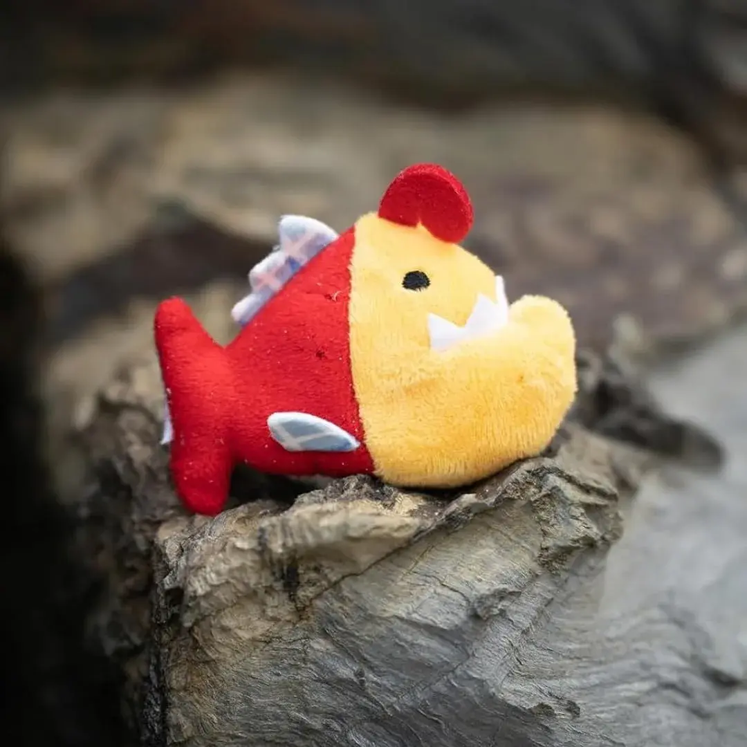 Petface Planet Parker the Piranha Eco Friendly Plush Cat Toy with Catnip | Recycled Materials - view 5