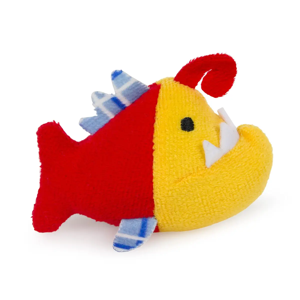 Petface Planet Parker the Piranha Eco Friendly Plush Cat Toy with Catnip | Recycled Materials - view 2