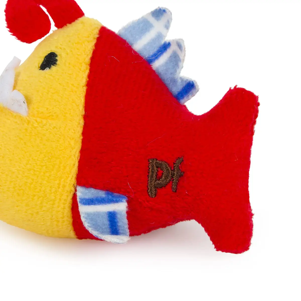 Petface Planet Parker the Piranha Eco Friendly Plush Cat Toy with Catnip | Recycled Materials - view 3