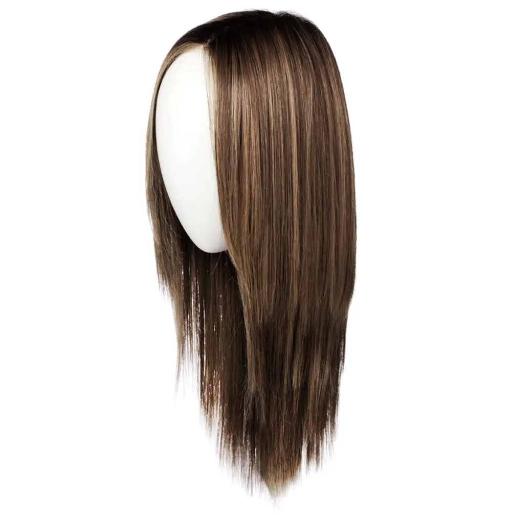 Hair u wear Raquel Welch Women's Layered Long Brown Wig, WELL PLAYED | Edgy Jagged Layers, Heat-Friendly Synthetic Fiber - view 4