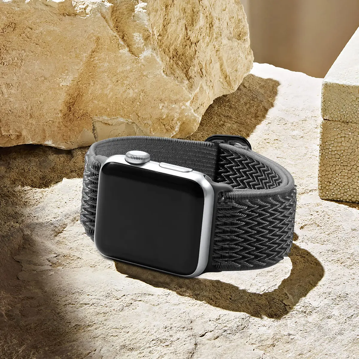 Lerobo Adjustable Nylon Solo Loop Band Compatible with Apple Watch 38mm-49mm | Breathable & Sweat-Resistant Sport Band - view 7