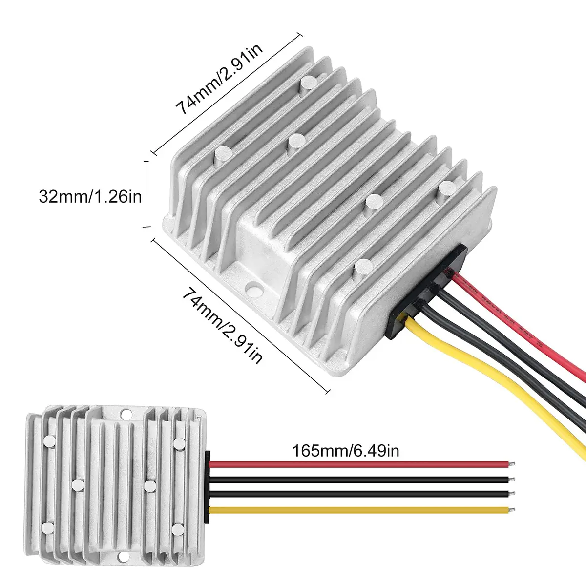 YIPIN HEXHA DC 24V to 12V 30A 360W Waterproof Power Converter | Industrial Grade Buck Regulator - view 7