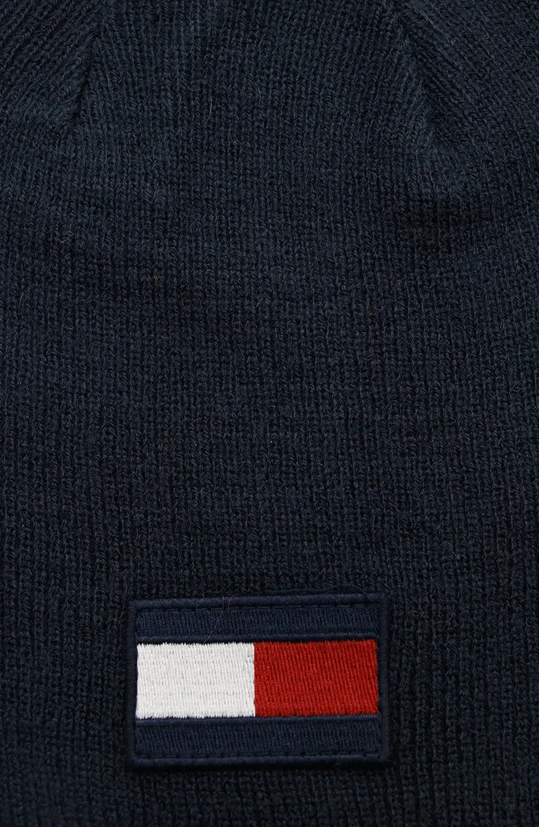 Tommy Hilfiger Boys Beanies, Navy, One Size | Reversible Winter Hat for Kids - view 3