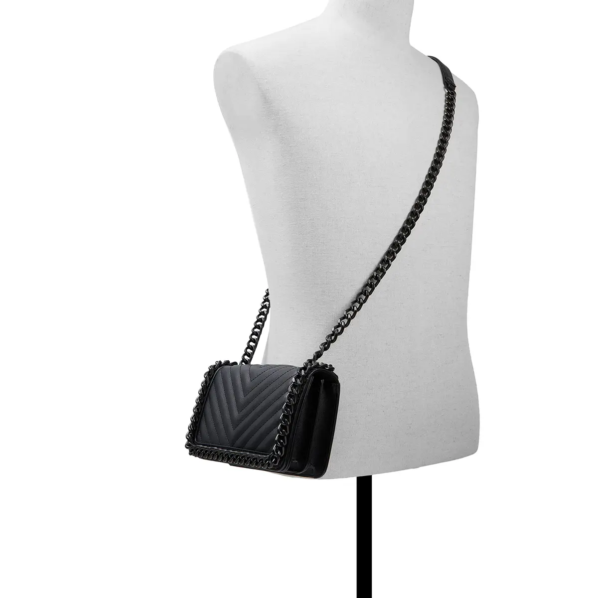 ALDO Mini Greenwald Crossbody Bag Black 19.5cm (7.6'' L x 2.7'' W x 8.5'' H) - view 6