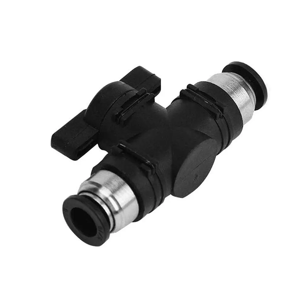 Beduan 1/2" x 1/2" OD Push to Connect Ball Valve Set (2 Pcs) | 284 PSI Air Flow Control Union - view 3