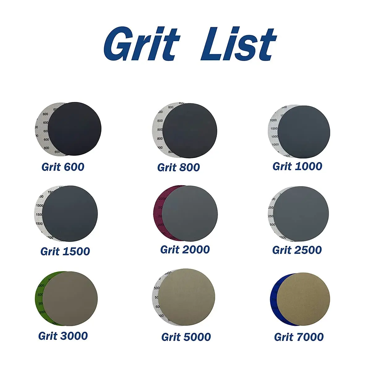 AutKerige 6 Inch 2500 Grit Wet Dry Sandpaper | Hook & Loop Discs for Auto & Home Use - view 7