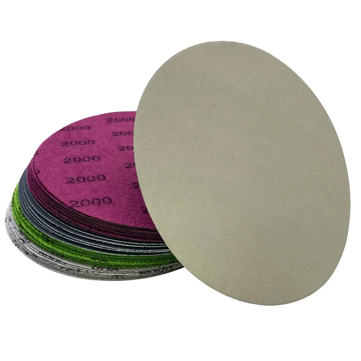 AutKerige 6 Inch Wet Dry Sandpaper Set | Assorted Grit 1000-5000 for Auto, Wood, Metal - main product image