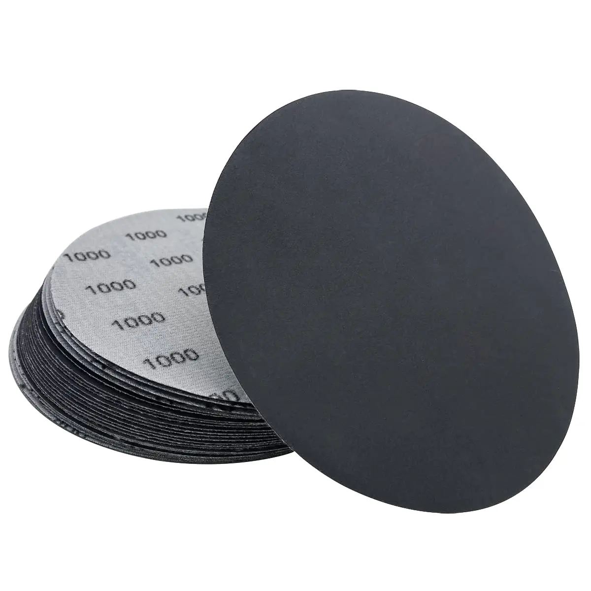 AutKerige 6 Inch 1000 Grit Wet Dry Sandpaper | Hook & Loop Discs for Auto & Home - main product image