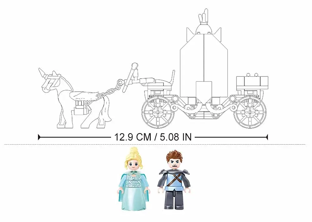 Sluban Fairy Tales of Winter Carriage 191Cs | Fully Compatible Building Set for Kids - view 2