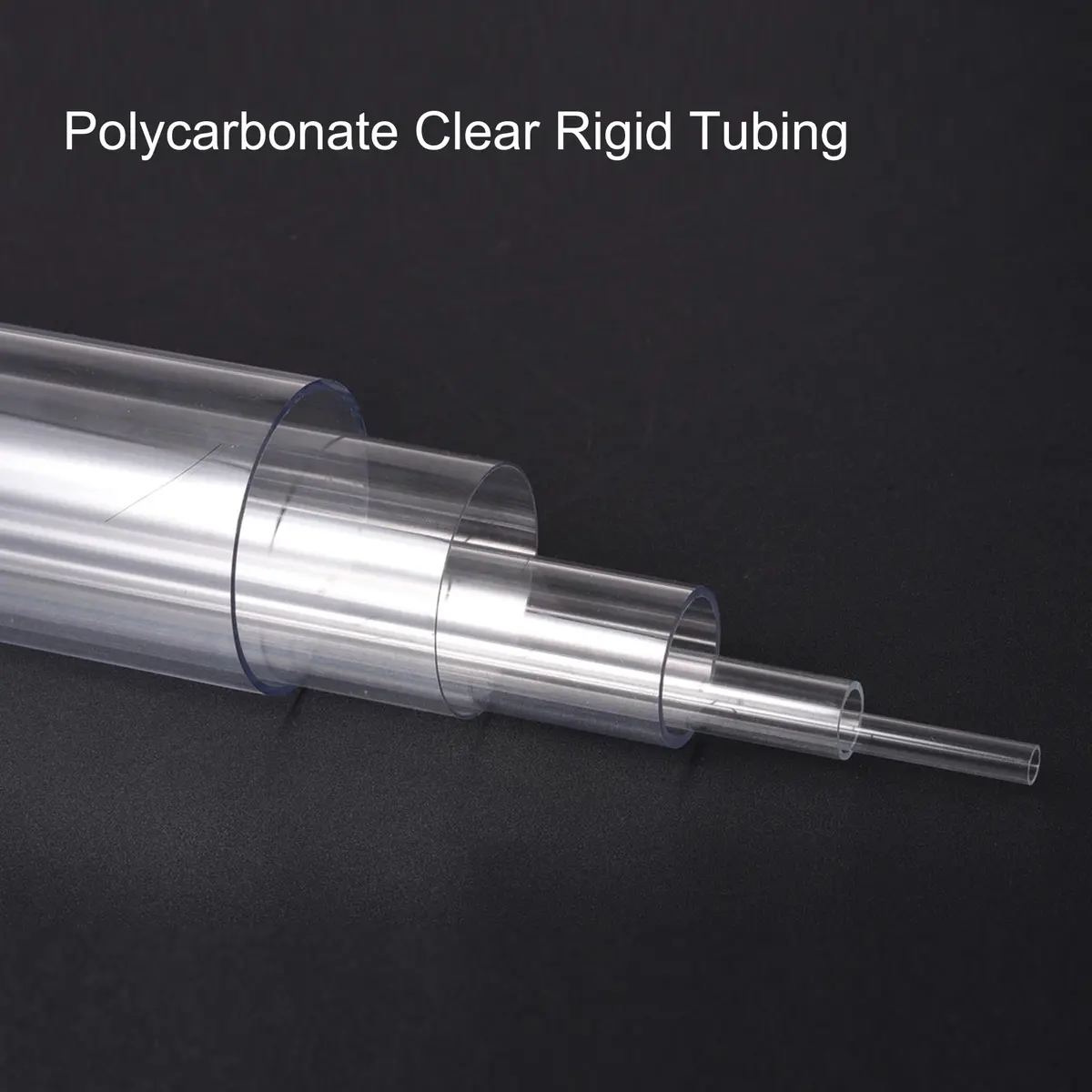 uxcell Clear Polycarbonate Rigid Round Tubing 71mm ID x 75mm OD x 305mm (1Ft) Length | Industrial Raw Material for DIY & Hardware - view 4