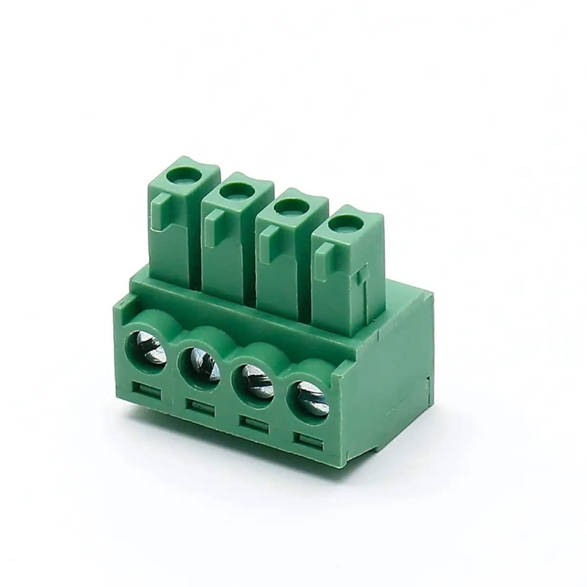 Bonsicoky 4-Pin 3.81mm Pitch PCB Screw Terminal Blocks (10-Set) | Industrial Grade Connectors for Electronics - view 5