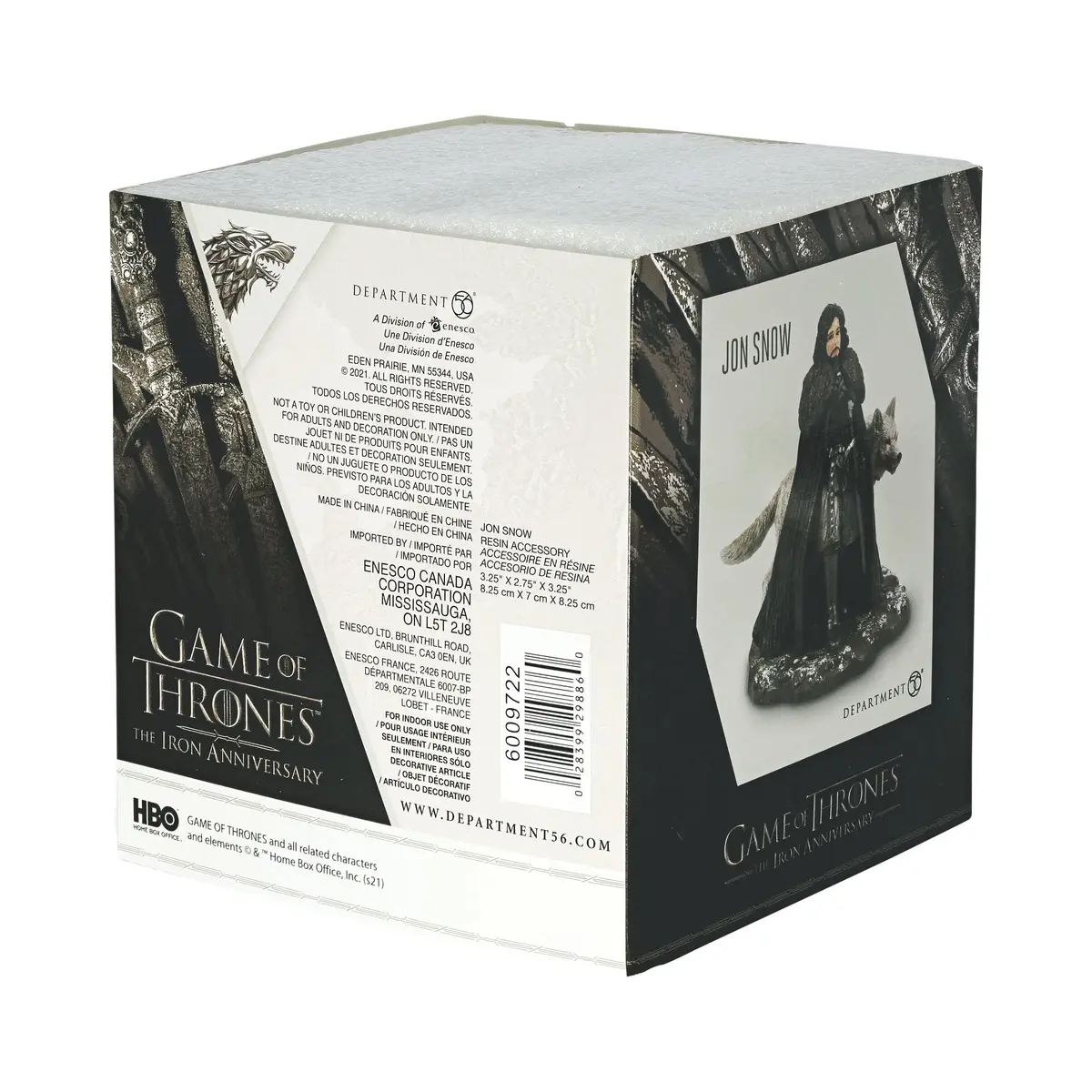 Department 56 Jon Snow Figurine 3.27 Inch | Game of Thrones Village Accessory - view 6