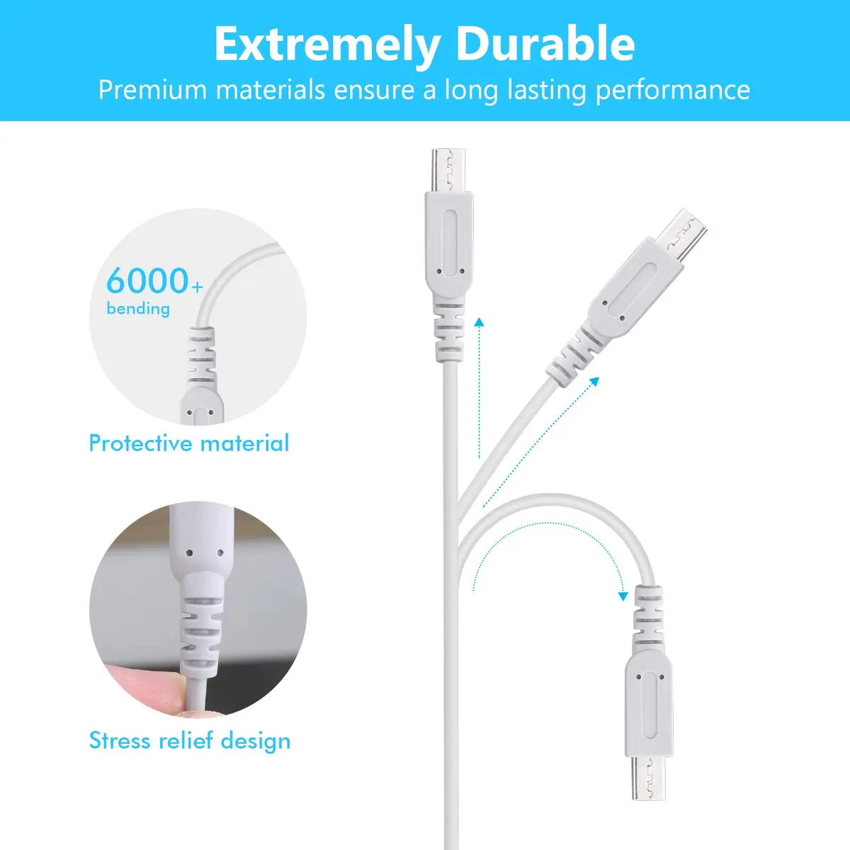 Trenro 3DS Charger Compatible with Nintendo 3DS/ DSi/XL/2DS/ New 3DS | Foldable, Portable, Safe - view 5