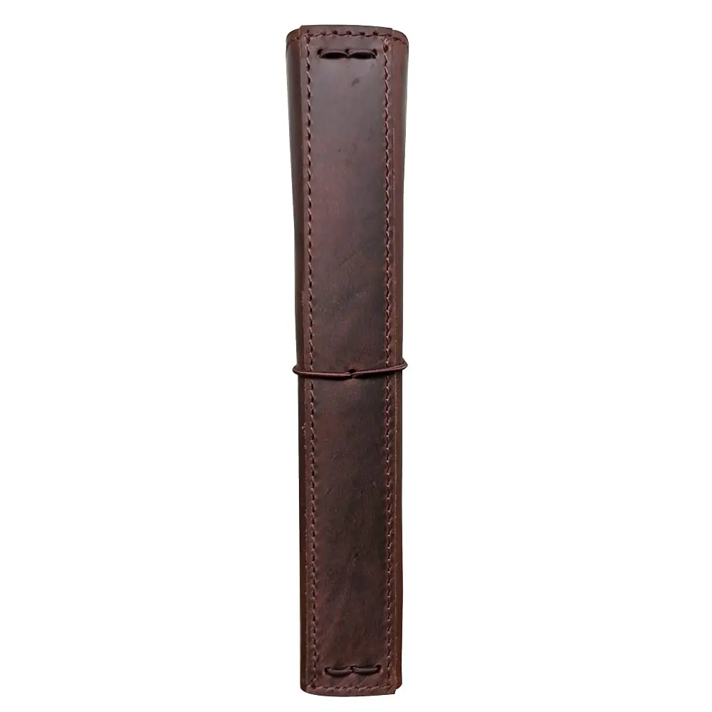 newestor Travelers Notebook Cover A5 Size Dark Brown Genuine Leather | Durable & Functional for Daily Use - view 6