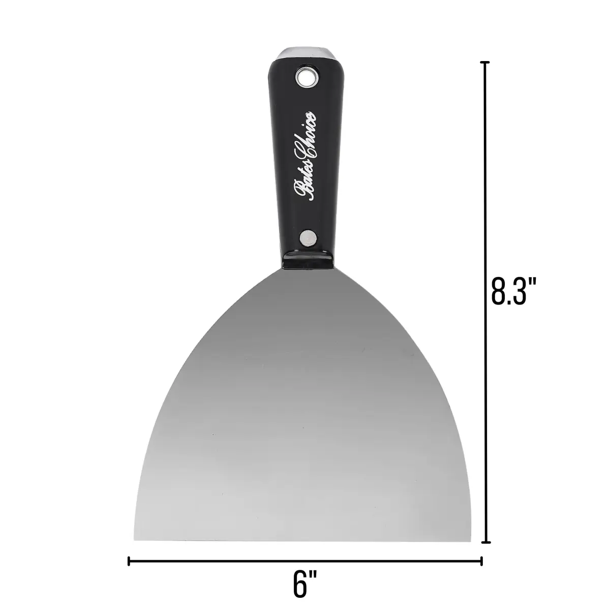 Bates Choice 6 Inch Flexible Drywall Spackle Knife | Carbon Steel, Rust-Resistant, Soft-Grip Handle - view 2