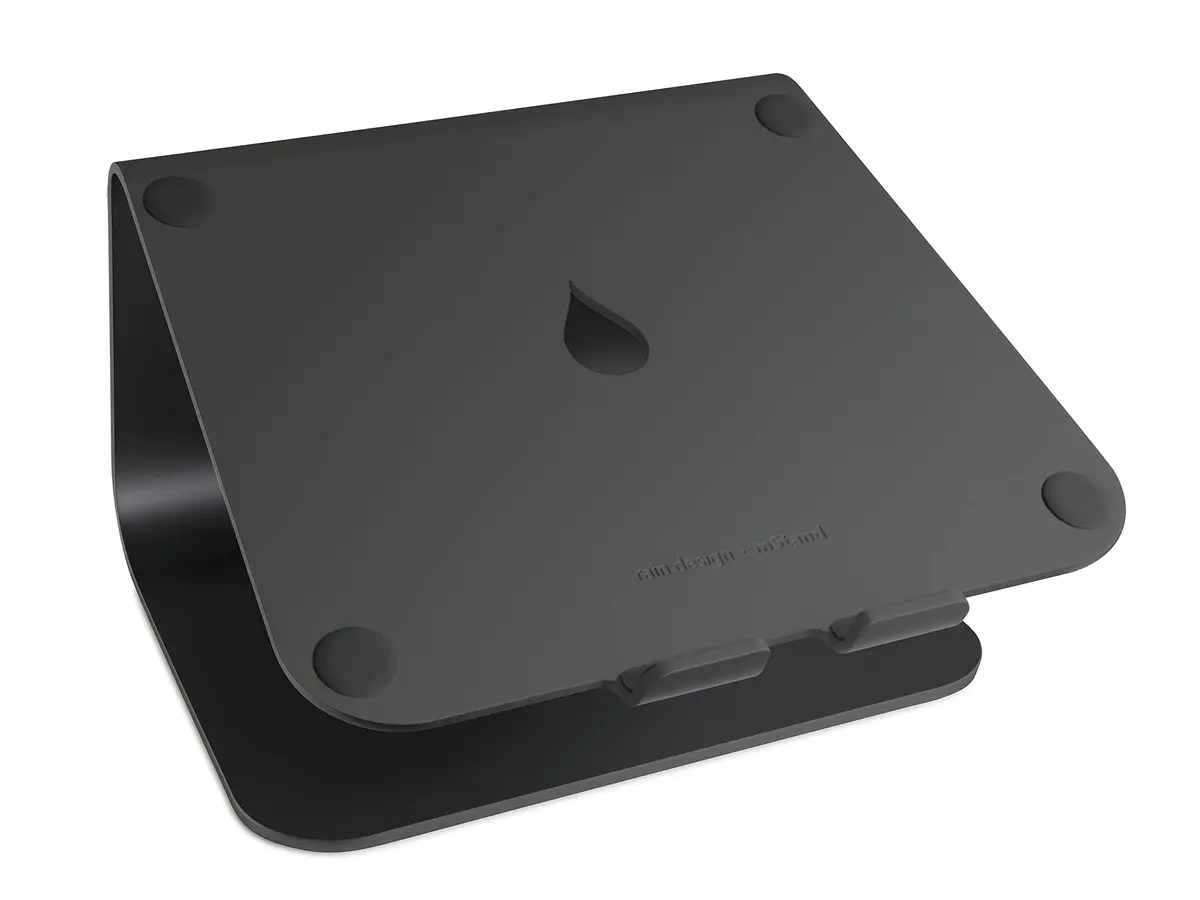 Rain Design mStand Laptop Stand (Black, mStand) | Elevates Laptop Screen 5.9 Inches for Better Posture - main product image