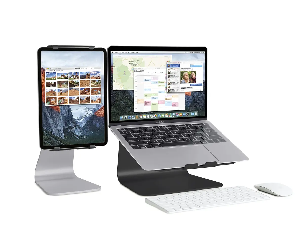 Rain Design mStand Laptop Stand (Black, mStand) | Elevates Laptop Screen 5.9 Inches for Better Posture - view 4
