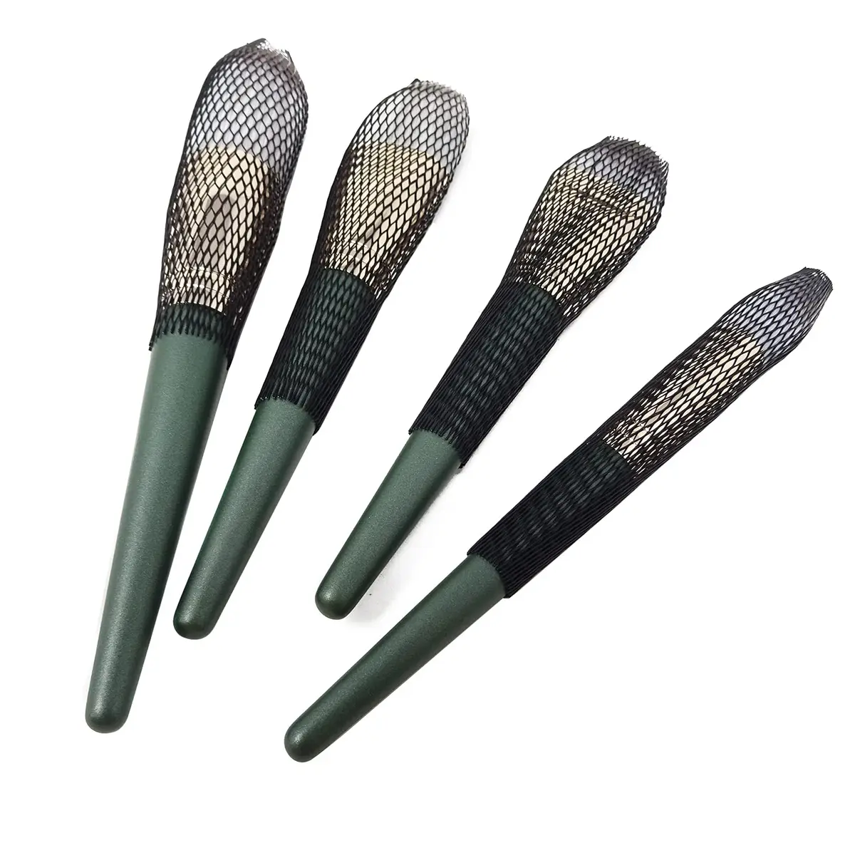 Honbay 100PCS Makeup Brush Protector Mesh Covers (12cm x 1cm) | Expandable & Reusable for Brushes, Tassels, Buds - view 4