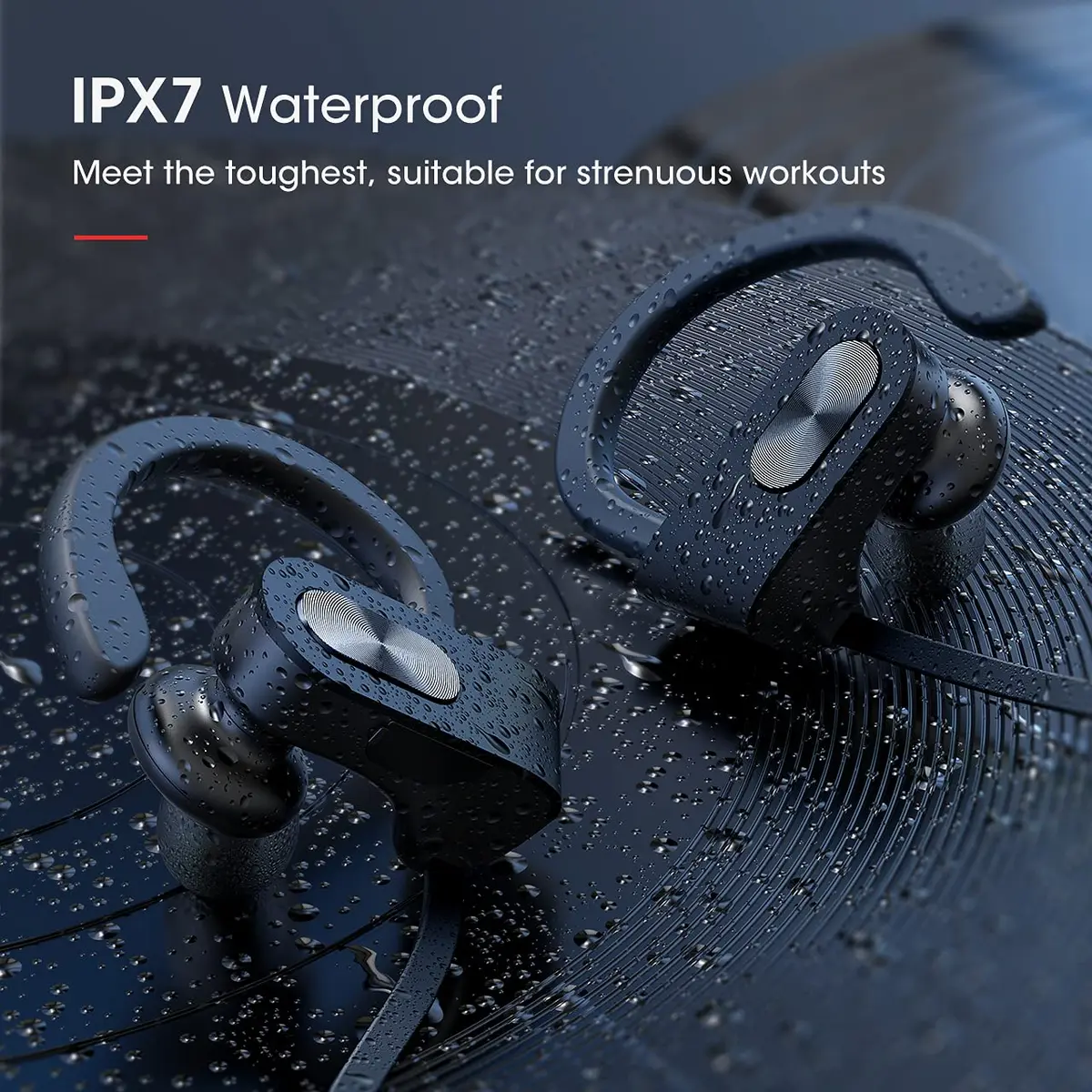 Redzoo Flame Wireless Bluetooth 5.0 Earbuds | 16 Hrs Playtime, IPX7 Waterproof, Secure Fit - view 4