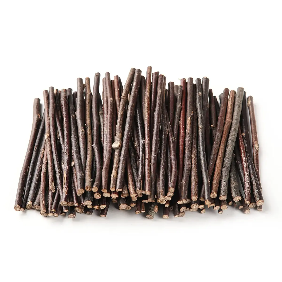YPZAKA Natural Birch Wood Log Sticks for Crafts, 10 cm (4 Inch) — 150-Piece Pack - view 8