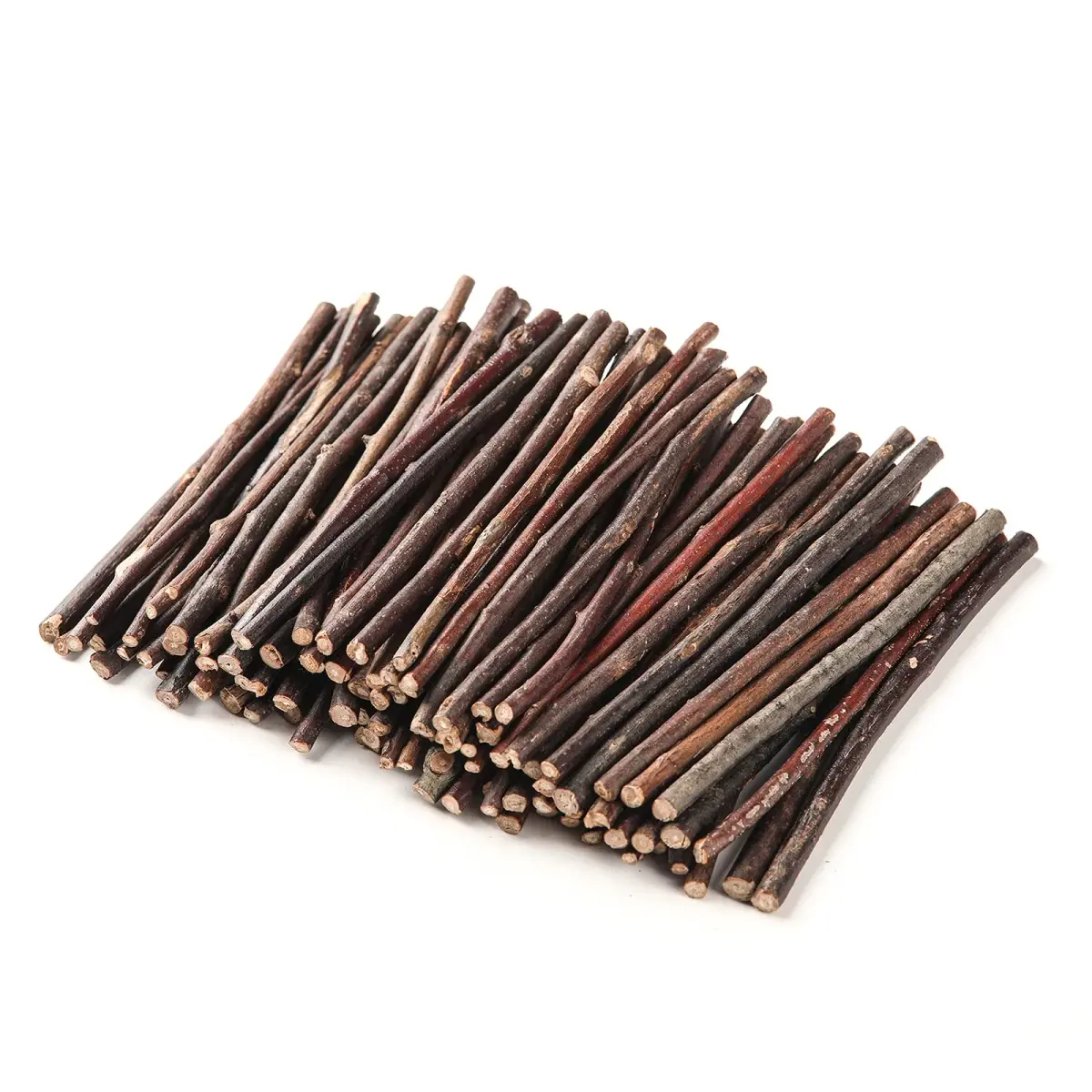 YPZAKA Natural Birch Wood Log Sticks for Crafts, 10 cm (4 Inch) — 150-Piece Pack - view 2