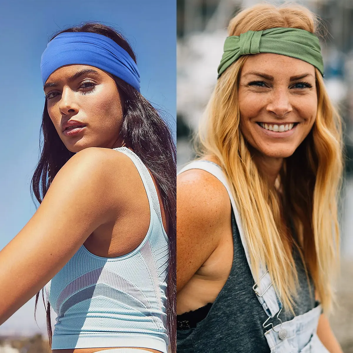 GiLi 6 Pack Wide Headbands for Women 5.5-inch | Non Slip, Soft Elastic, Sweat-Wicking Head Wraps - view 6